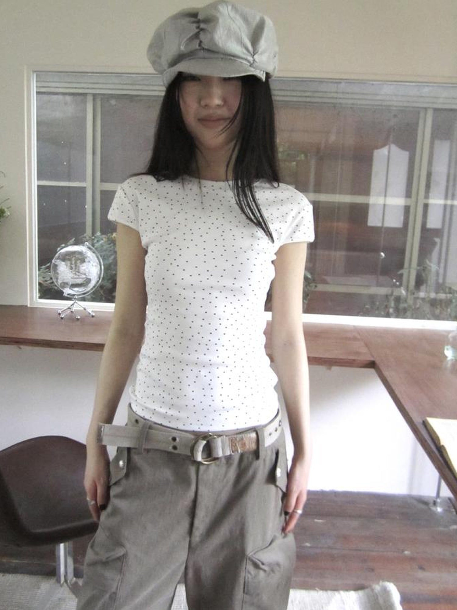 Updateang project Retro Star Print Summer T Shirt