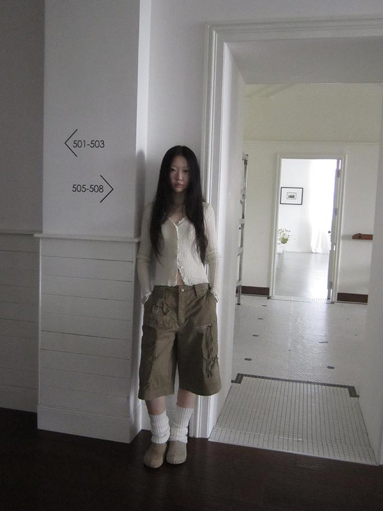 ang project Retro Summer Cargo Shorts With Large Zipper Pockets