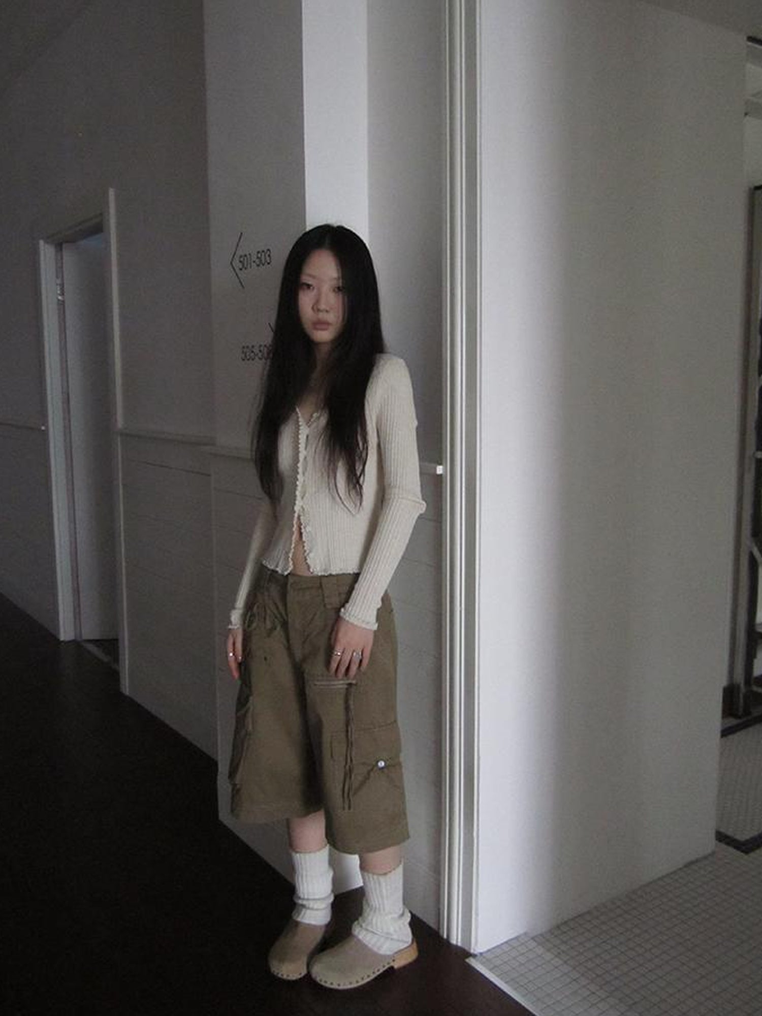 ang project Retro Summer Cargo Shorts With Large Zipper Pockets