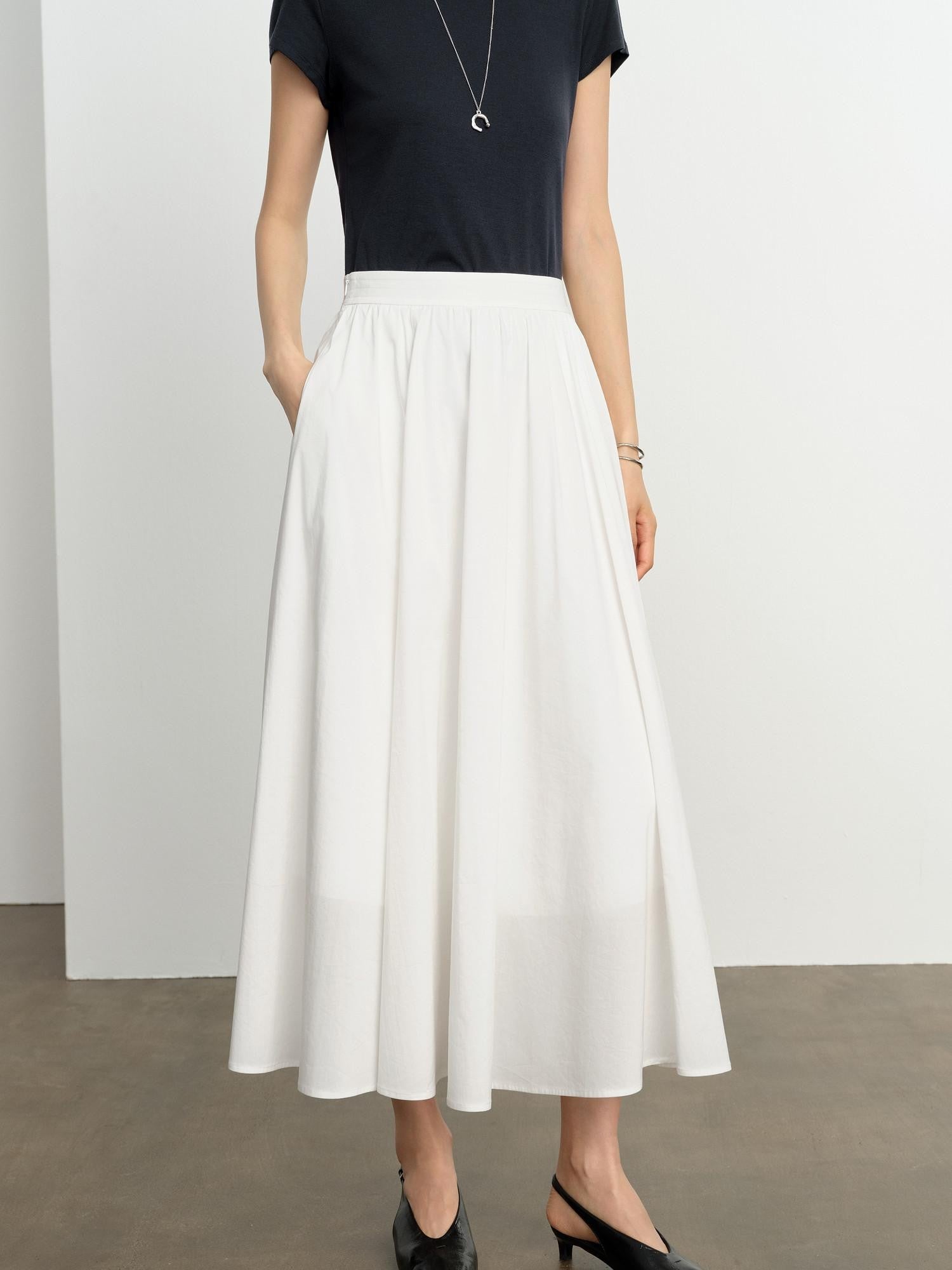 ang project Striped Contrast Layered Draped Neck Ruched Women&