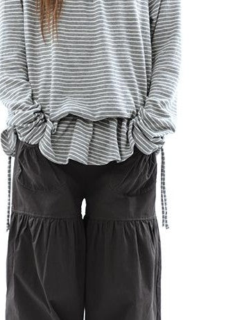 ang project Striped Two Piece Look Off Shoulder Halter Women&