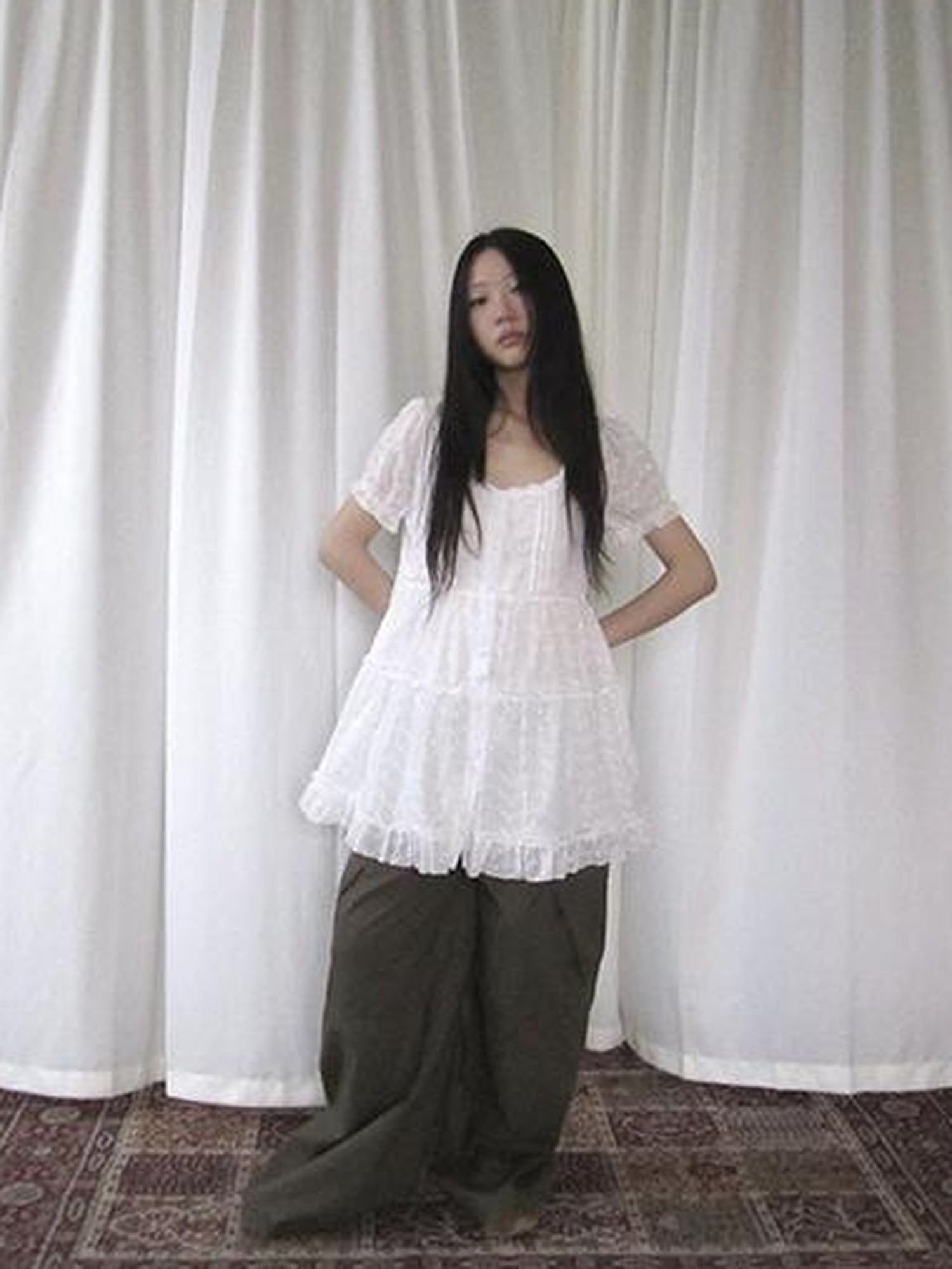 ang project Summer Ballet Sleeve Cotton Top