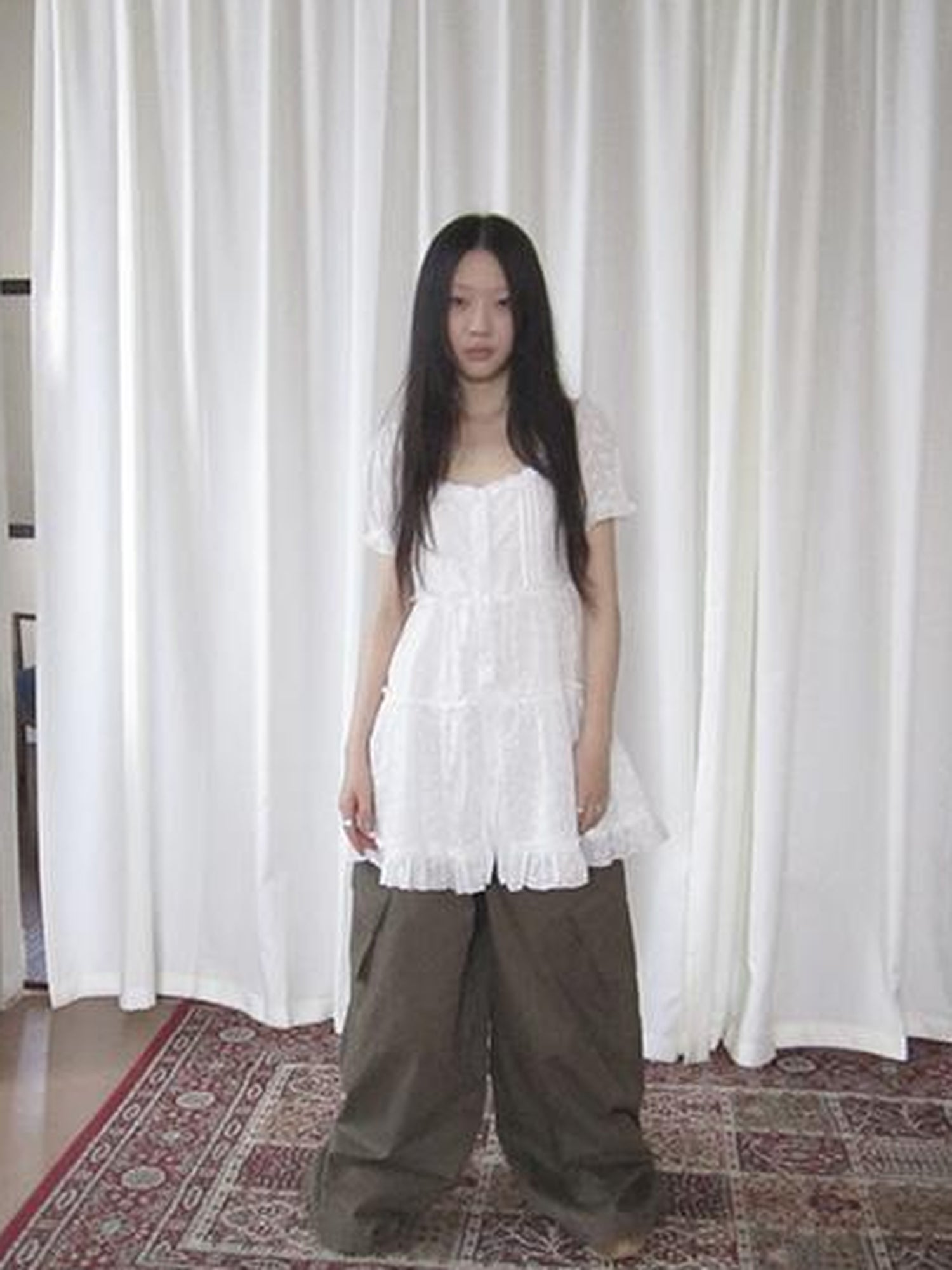 ang project Summer Ballet Sleeve Cotton Top