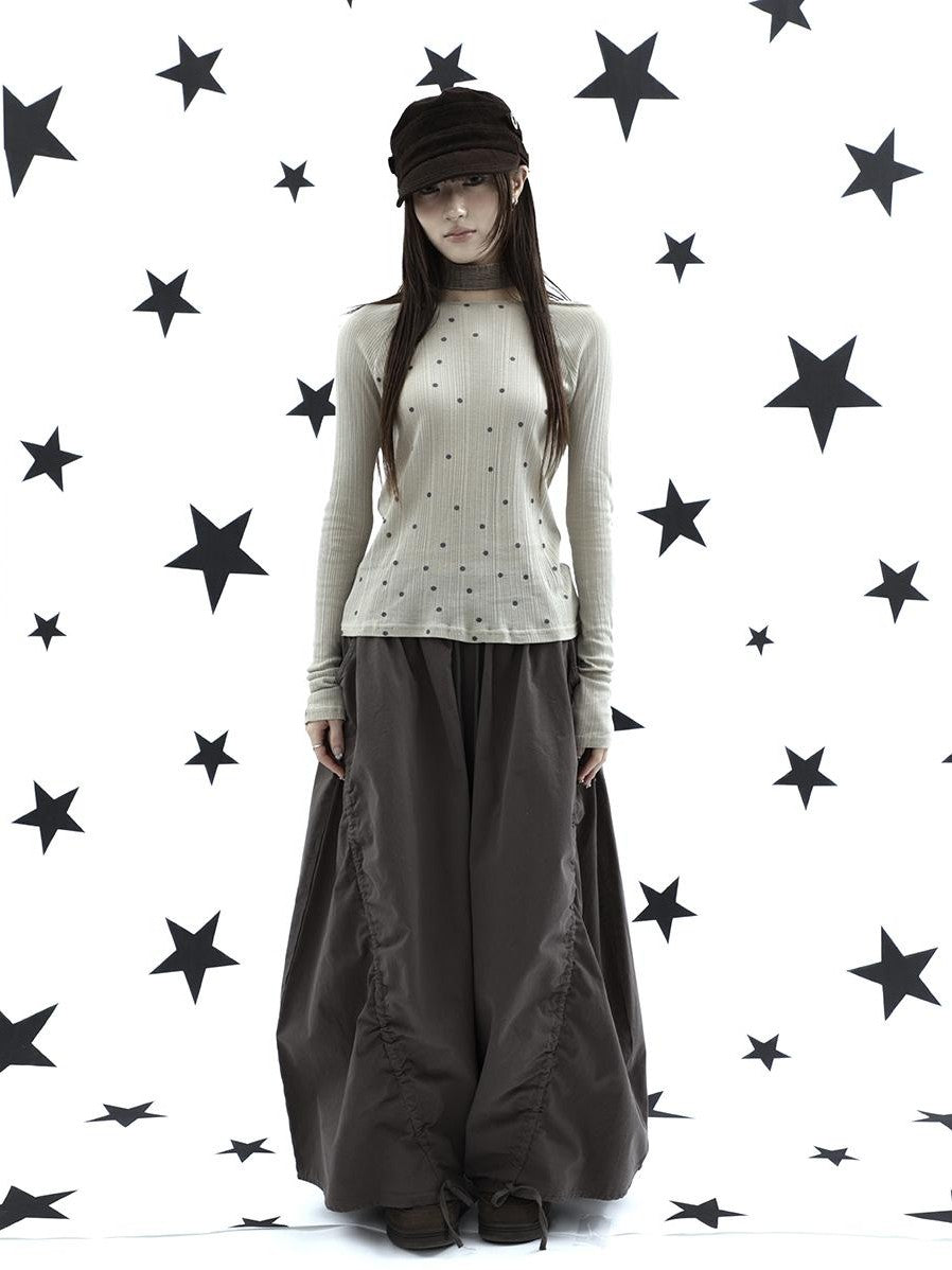 ang project Textured Polka Dot Vertical Stripe Slim Women&