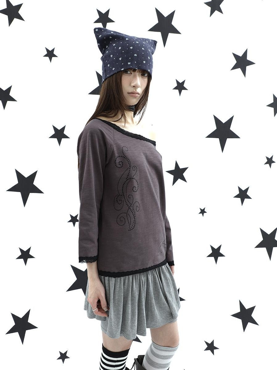 ang project Vine Print Lace Splice Convertible Women&