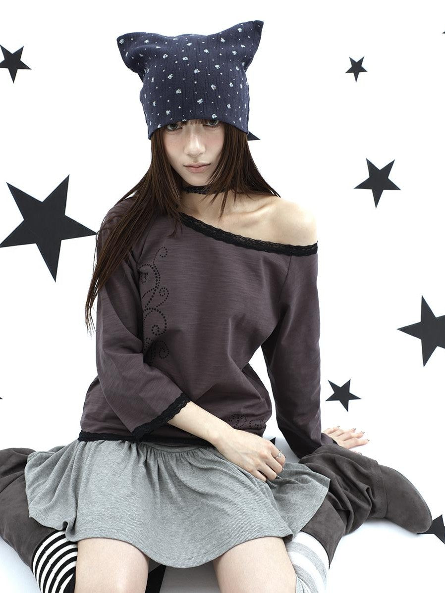 ang project Vine Print Lace Splice Convertible Women&