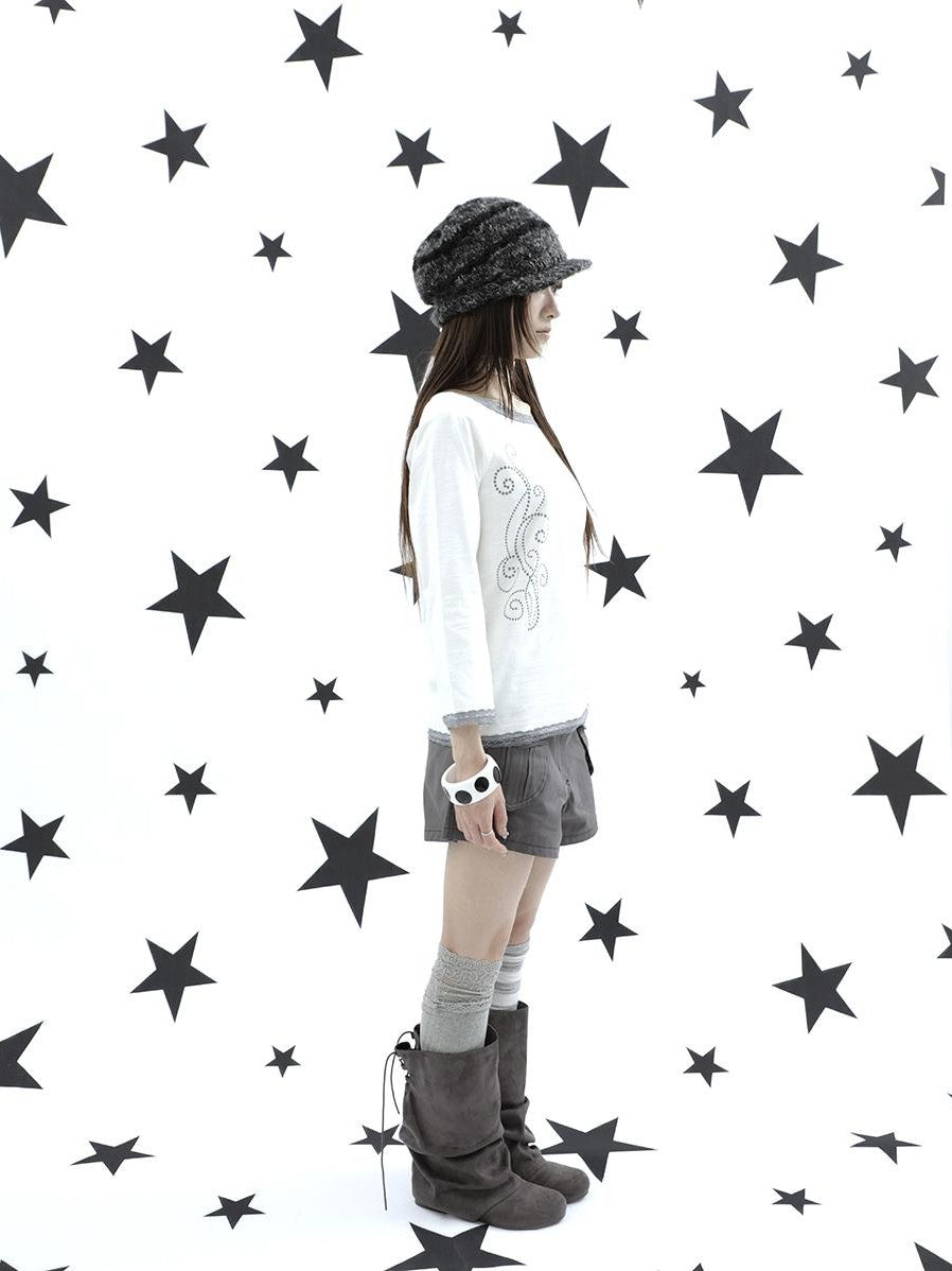 ang project Vine Print Lace Splice Convertible Women&