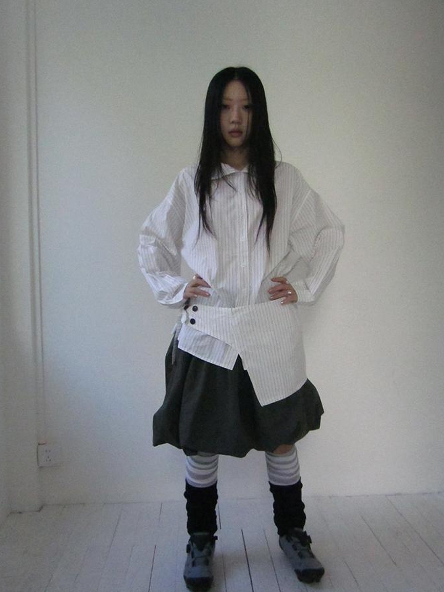 Vintage Bow Waist Puff Skirt