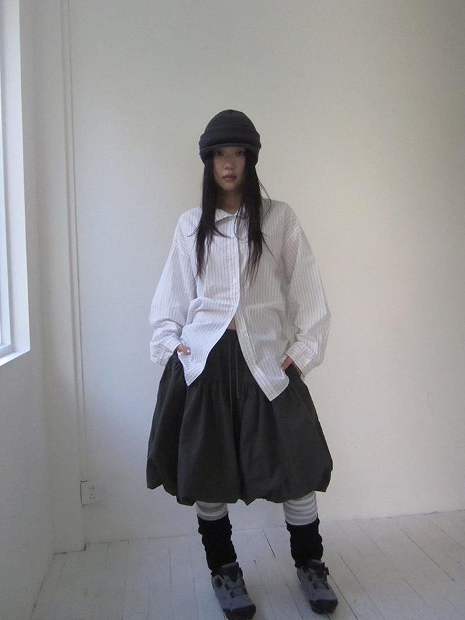 Vintage Bow Waist Puff Skirt