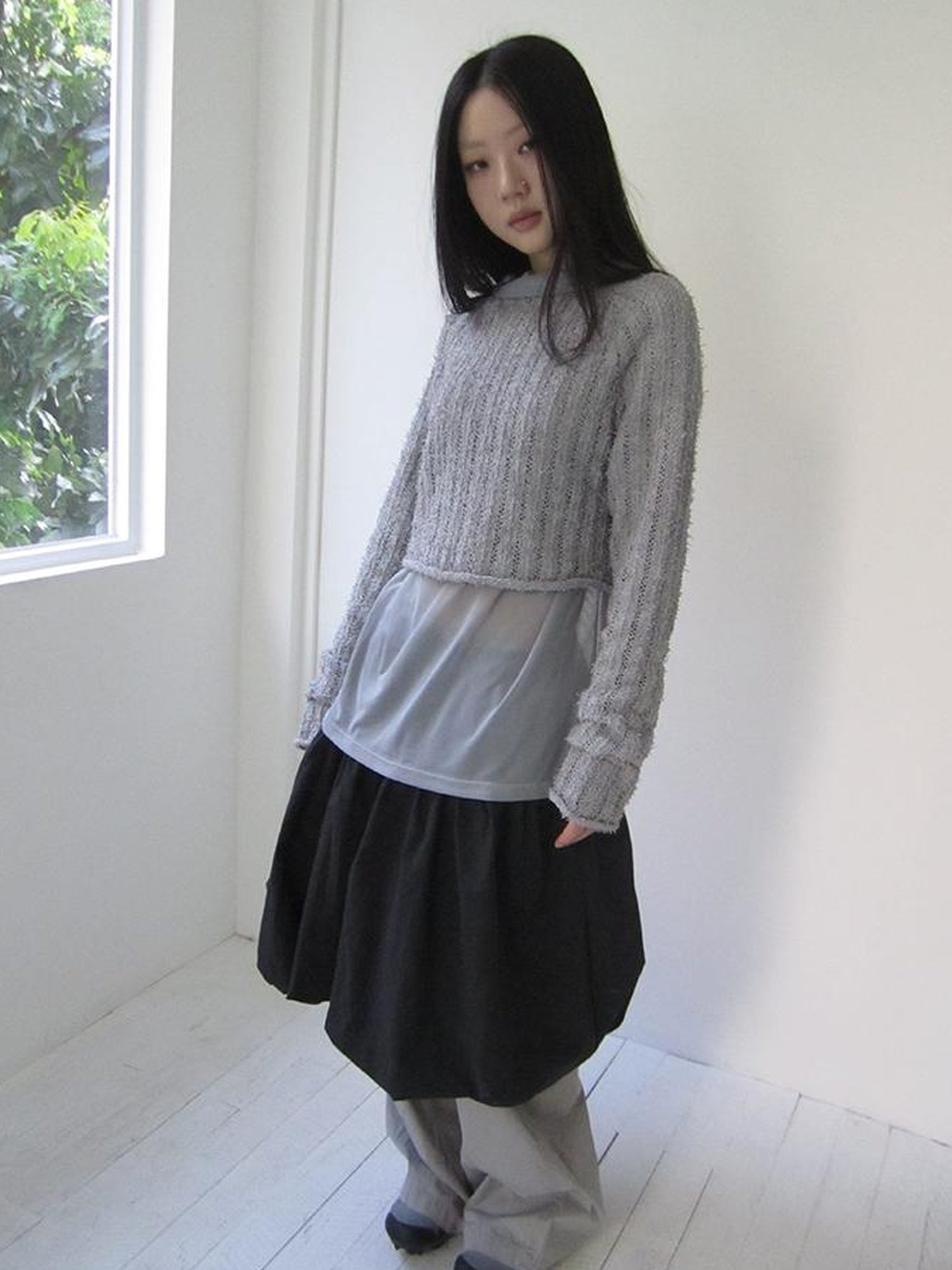 Vintage Bow Waist Puff Skirt
