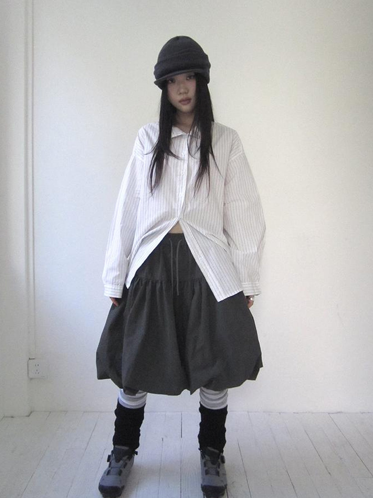 Vintage Bow Waist Puff Skirt
