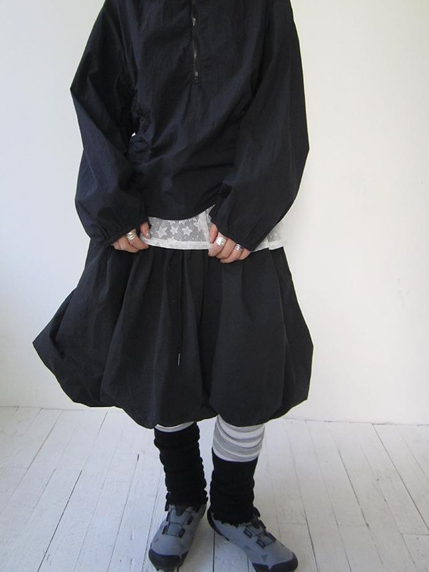 Vintage Bow Waist Puff Skirt