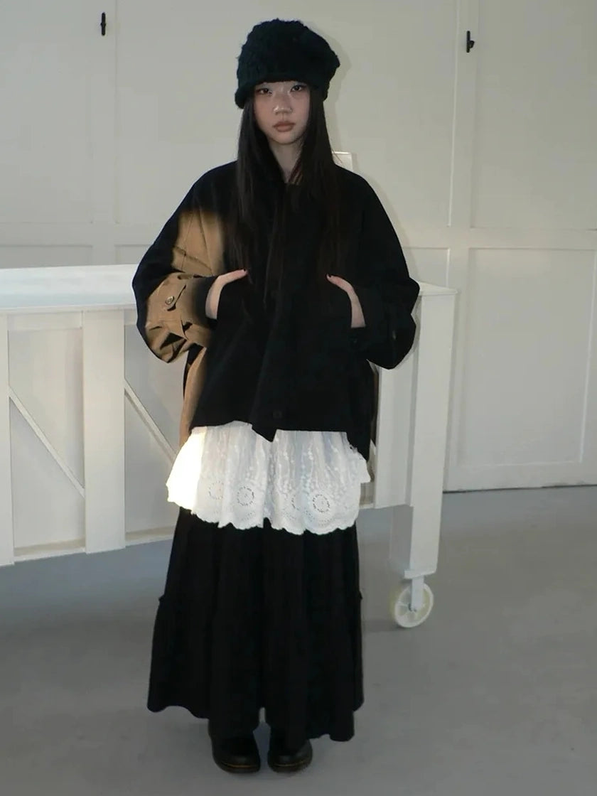 ang project Vintage Double Breasted Cropped Work Jacket Jacket