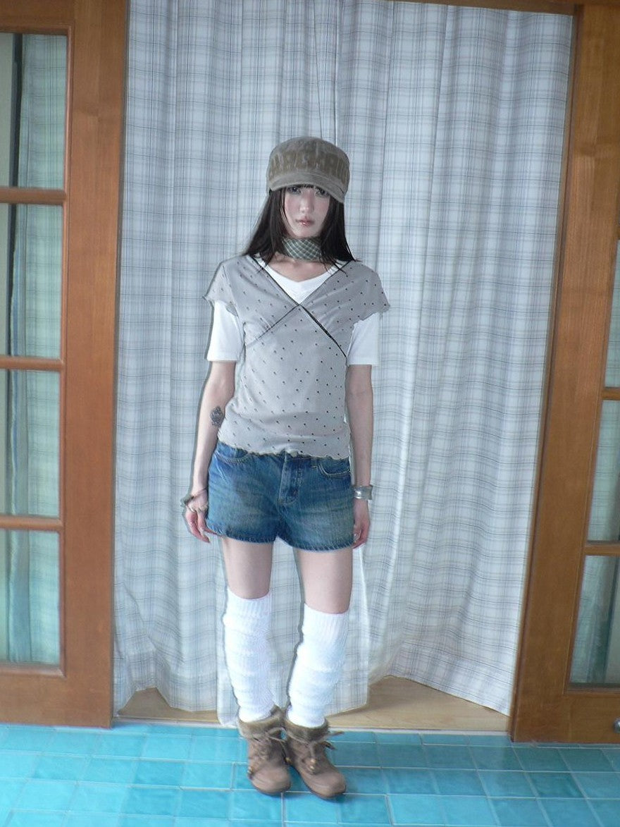 ang project Vintage Faded Distressed Stonewash Slimming Low Rise Women&