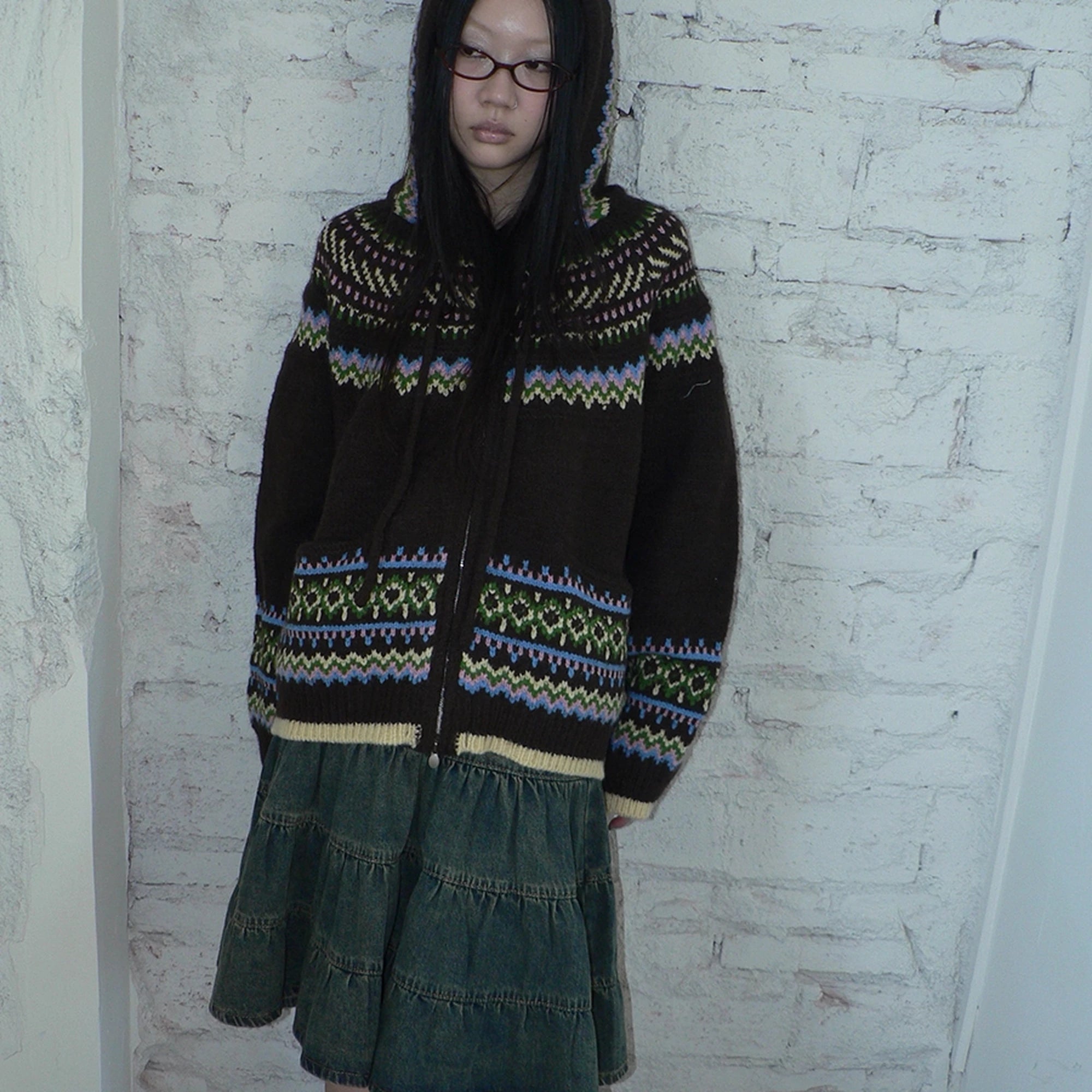 ang_project_Vintage_Fair_Isle_Zip_Up_Hooded_Cardigan_MISSTT