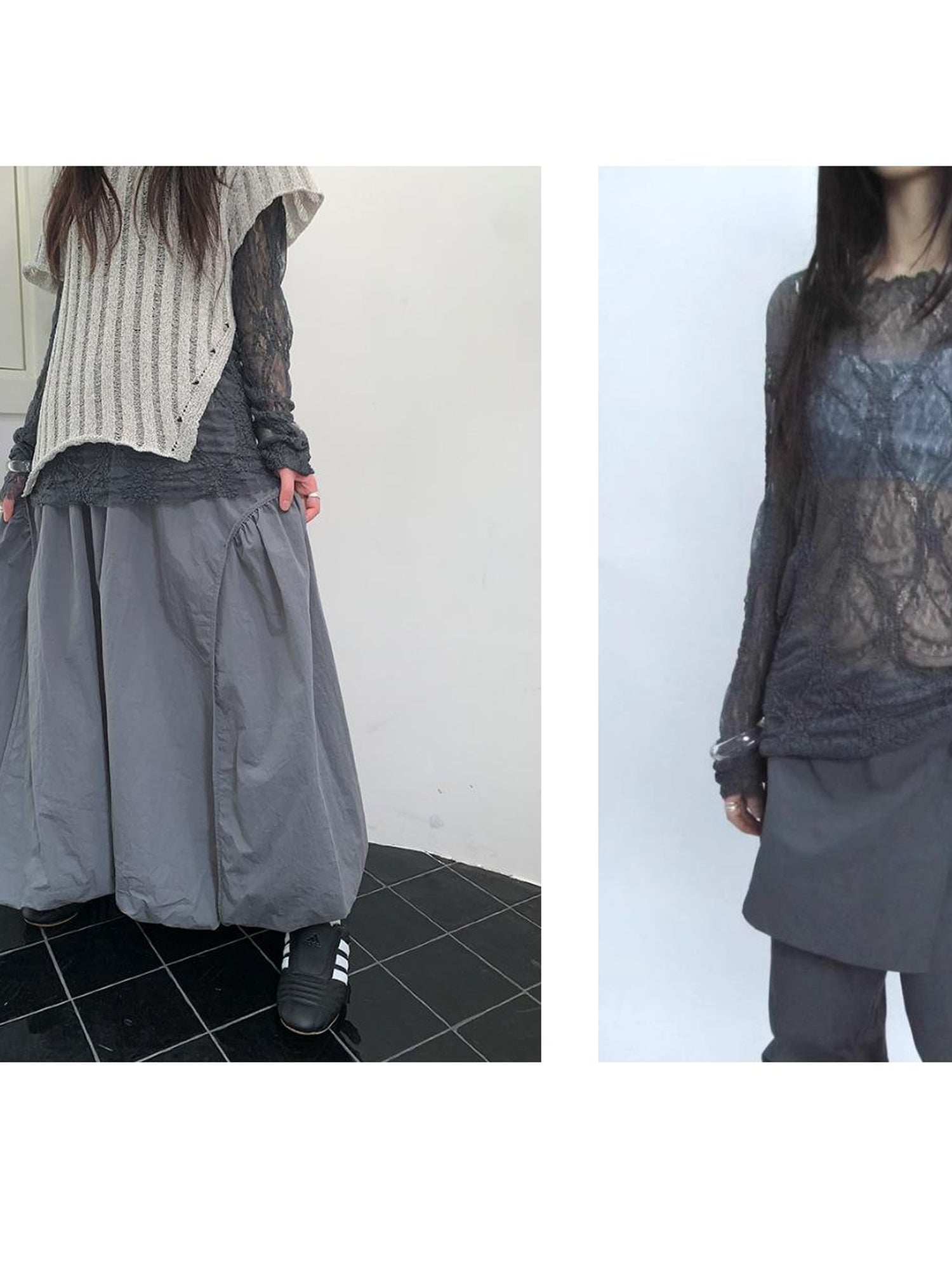 Updateang project Vintage Inspired Knitted Striped Cut Out Tee