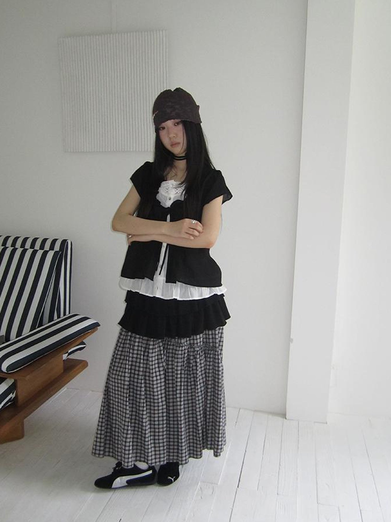 ang project Vintage Inspired Two Tone Short Sleeve Shirt