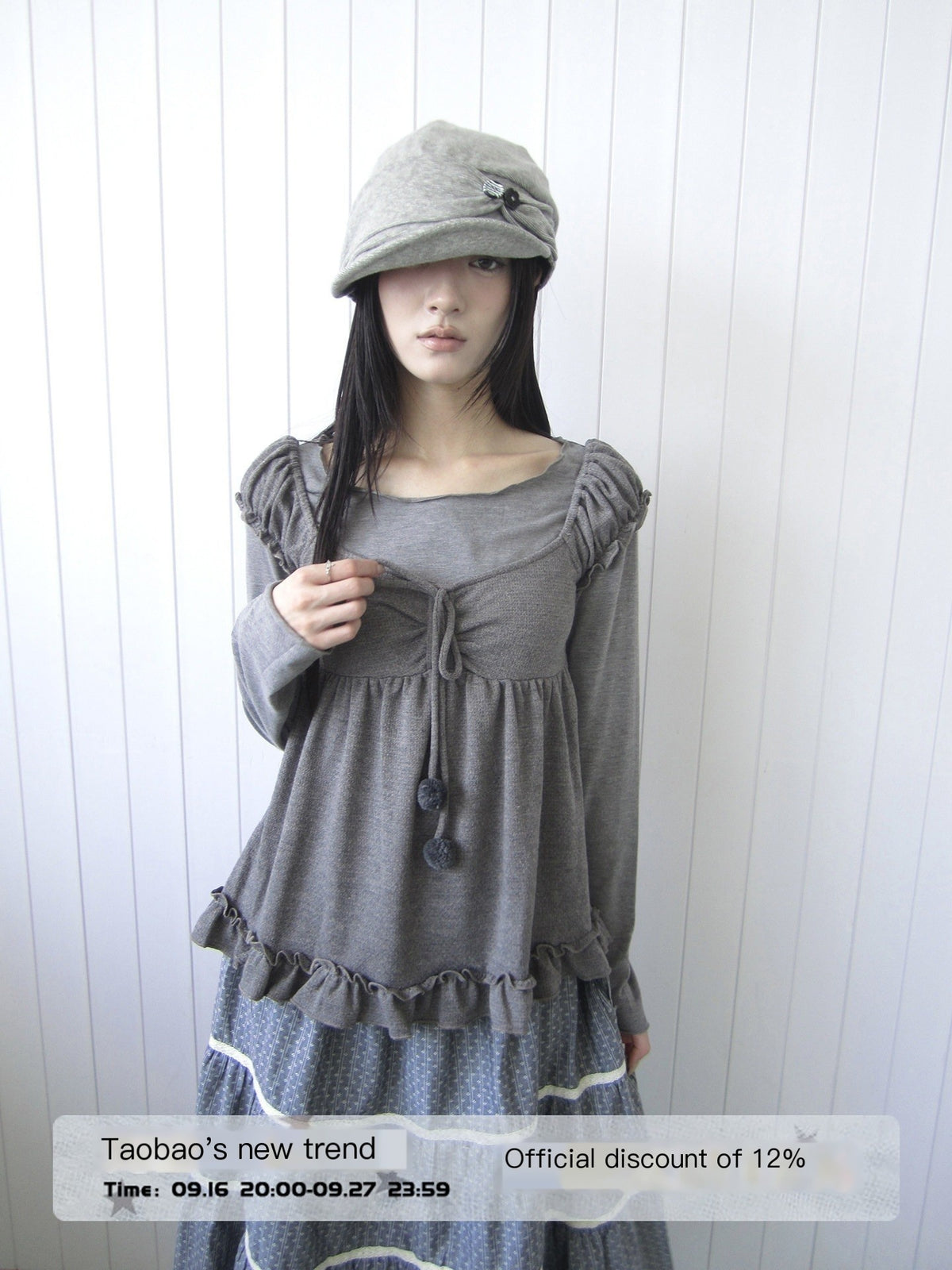 ang_project_Vintage_Layered_Ruffle_Bubble_Sleeve_Women&