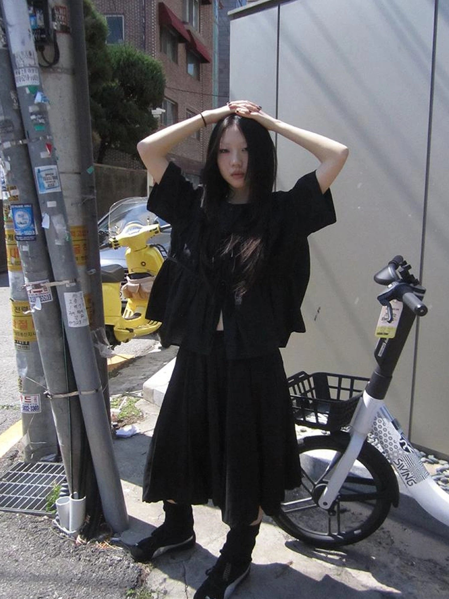 Vintage Lightweight Ruffle Bloom Skirt