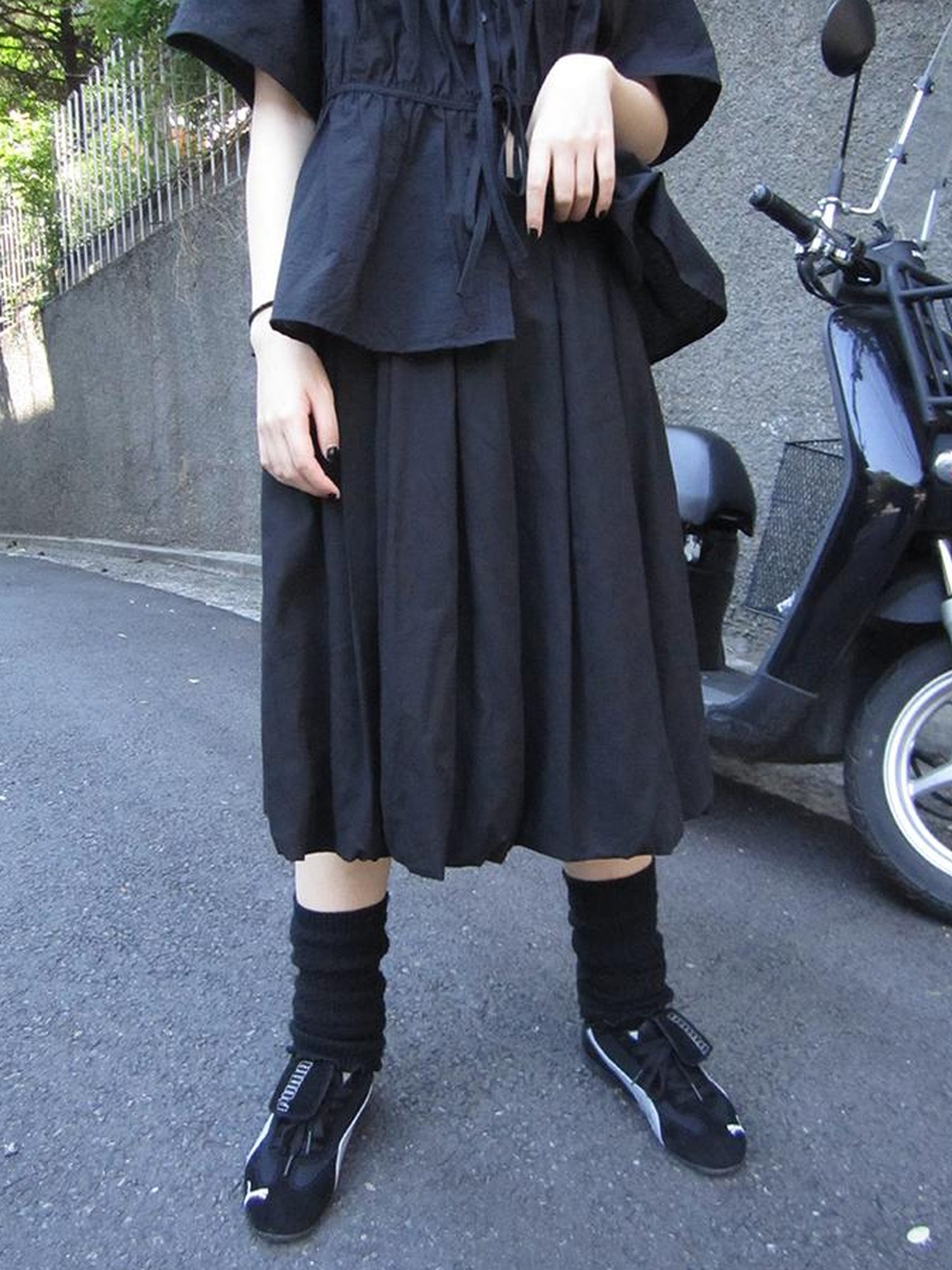 ang project Vintage Lightweight Ruffle Bloom Skirt