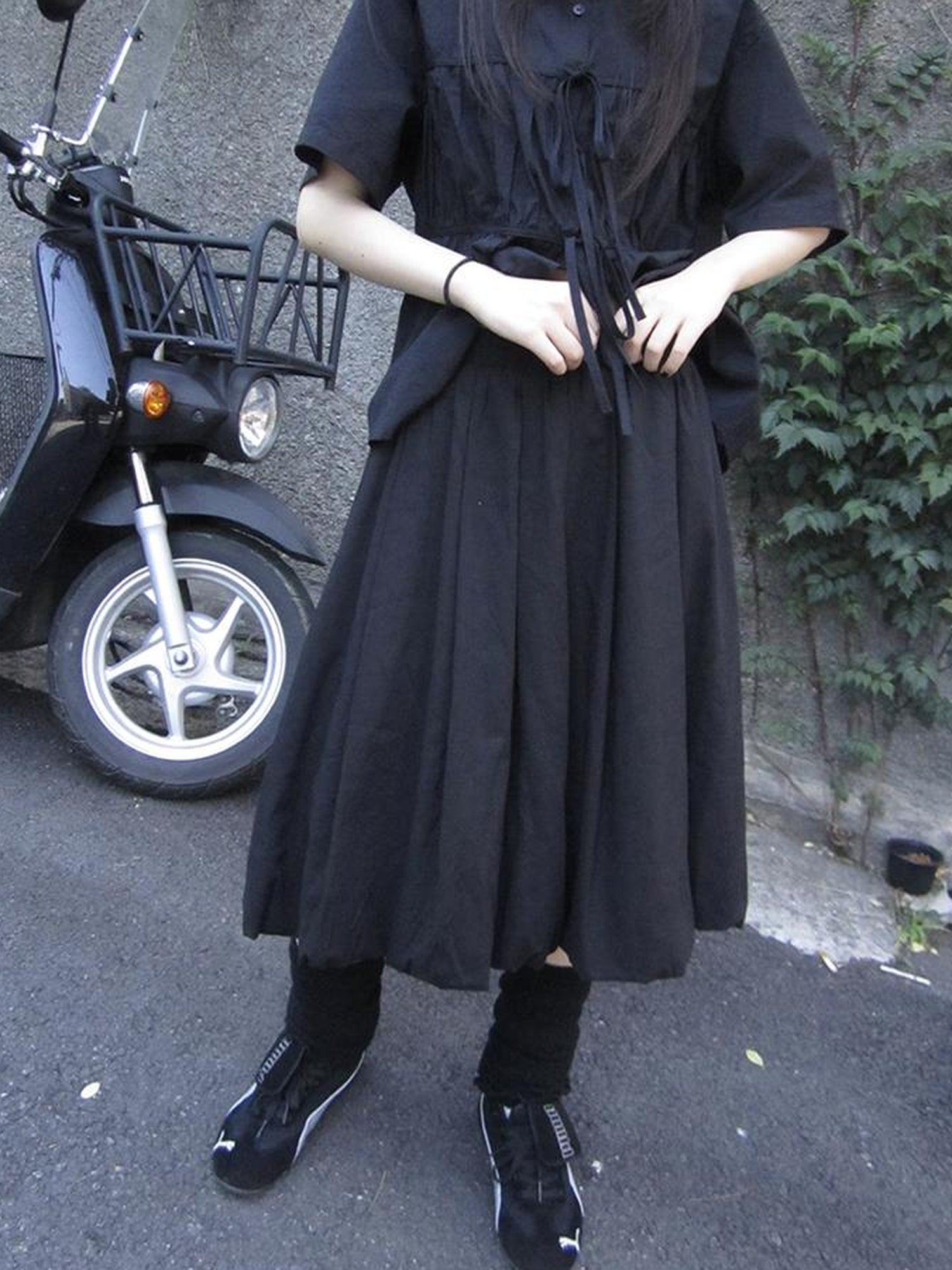 ang project Vintage Lightweight Ruffle Bloom Skirt