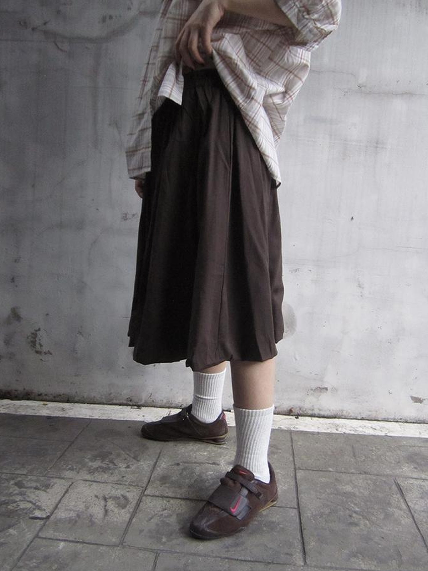 ang project Vintage Lightweight Ruffle Bloom Skirt