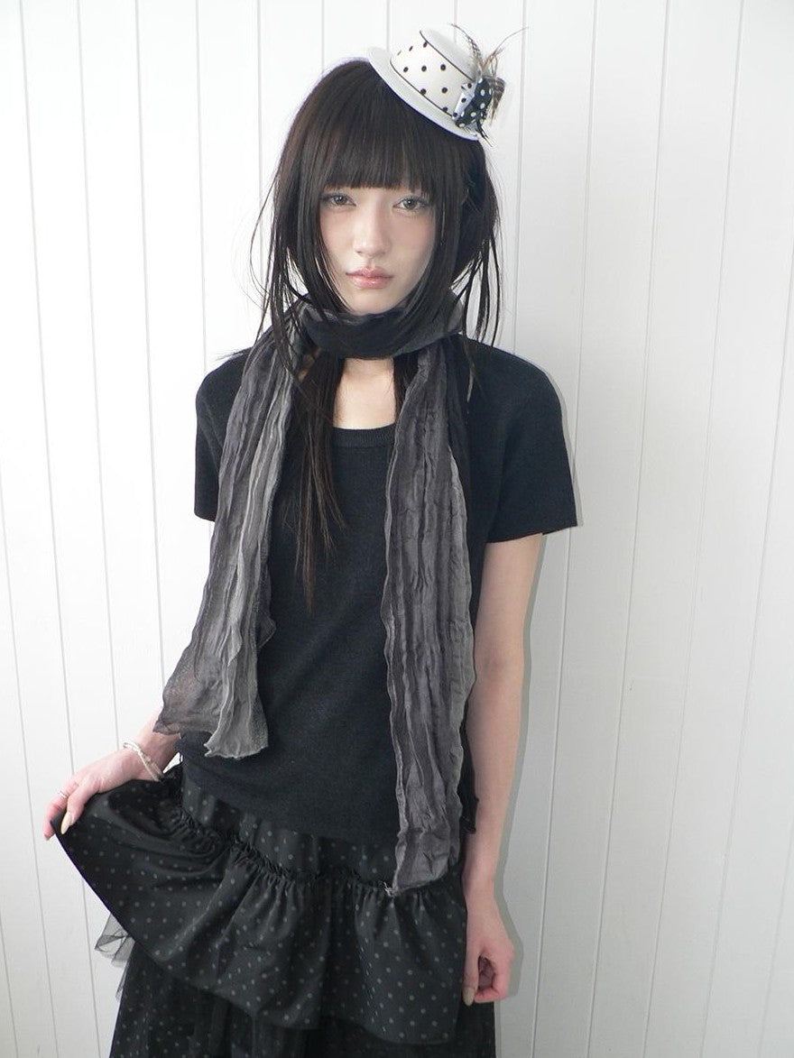 ang project Vintage Loose Fit Solid Crew Neck Two Piece Women&