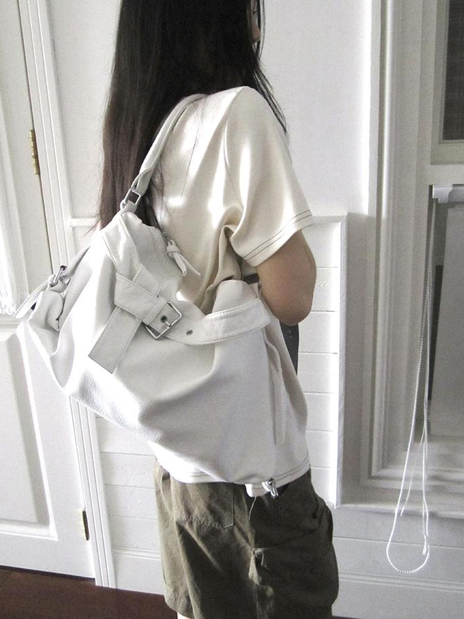 ang project Vintage Medieval Foldable Cotton Shoulder Bag