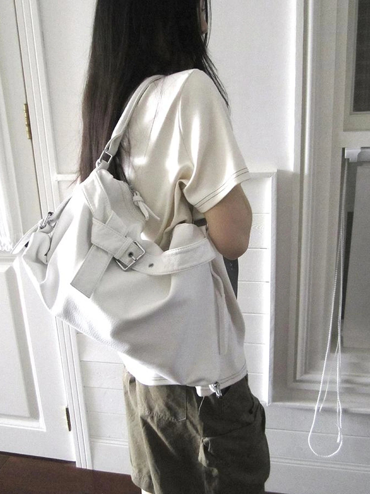 Vintage Medieval Foldable Cotton Shoulder Bag