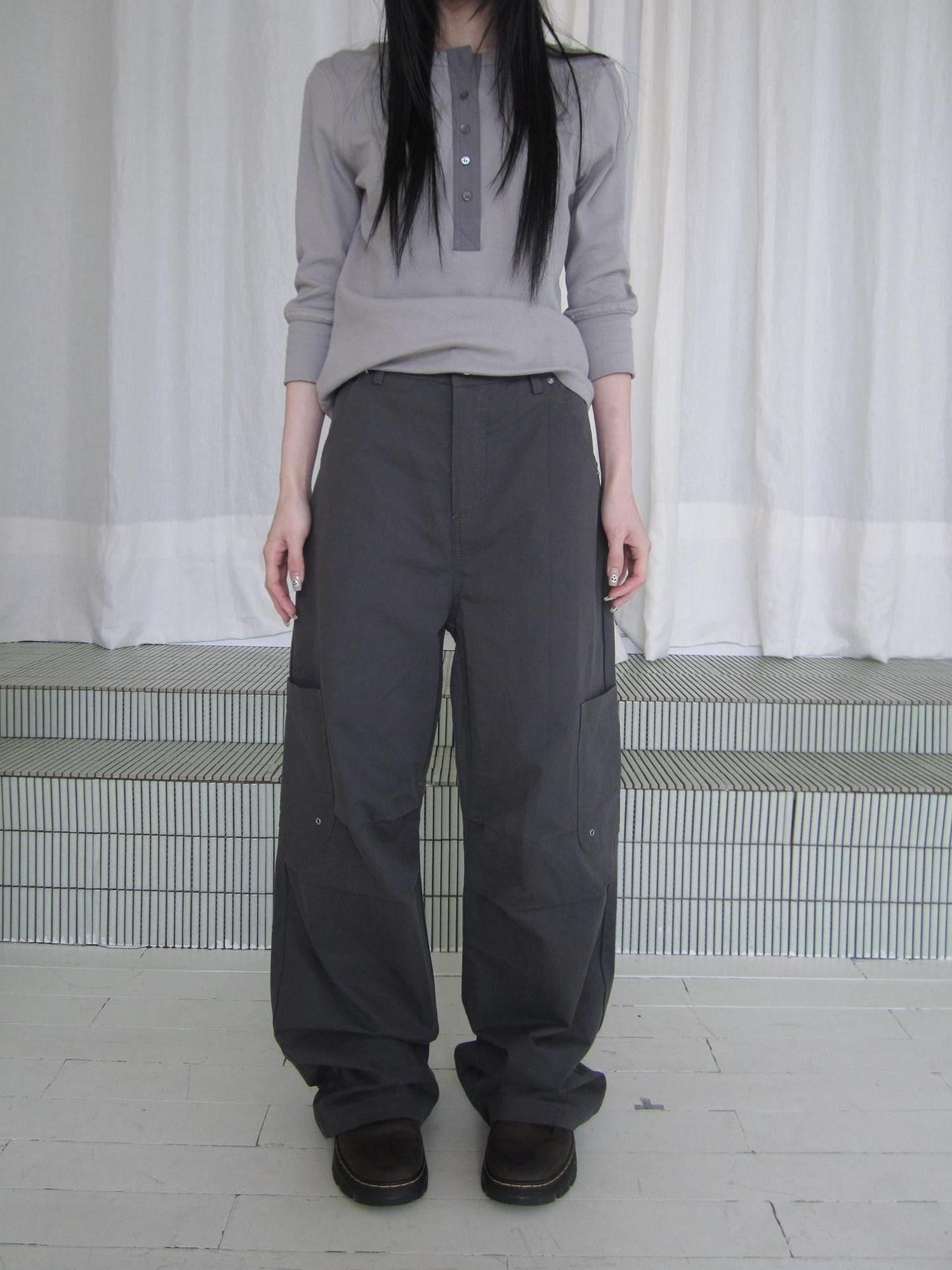 ang project Vintage Paratrooper Pleat Multi Pocket Straight Leg Women&