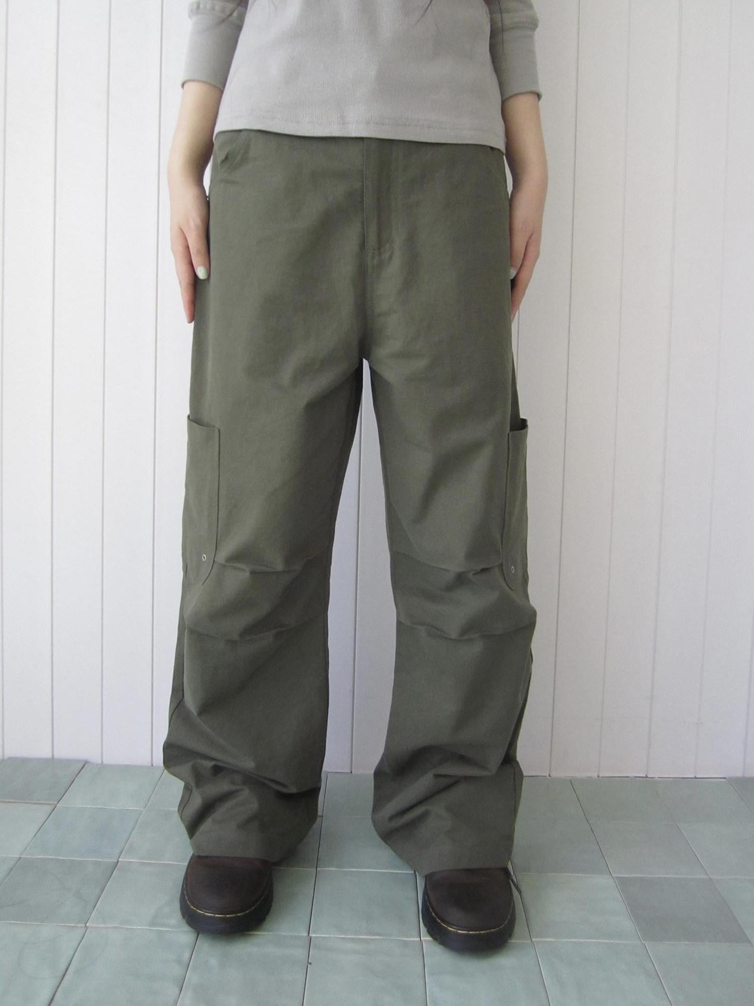ang project Vintage Paratrooper Pleat Multi Pocket Straight Leg Women&