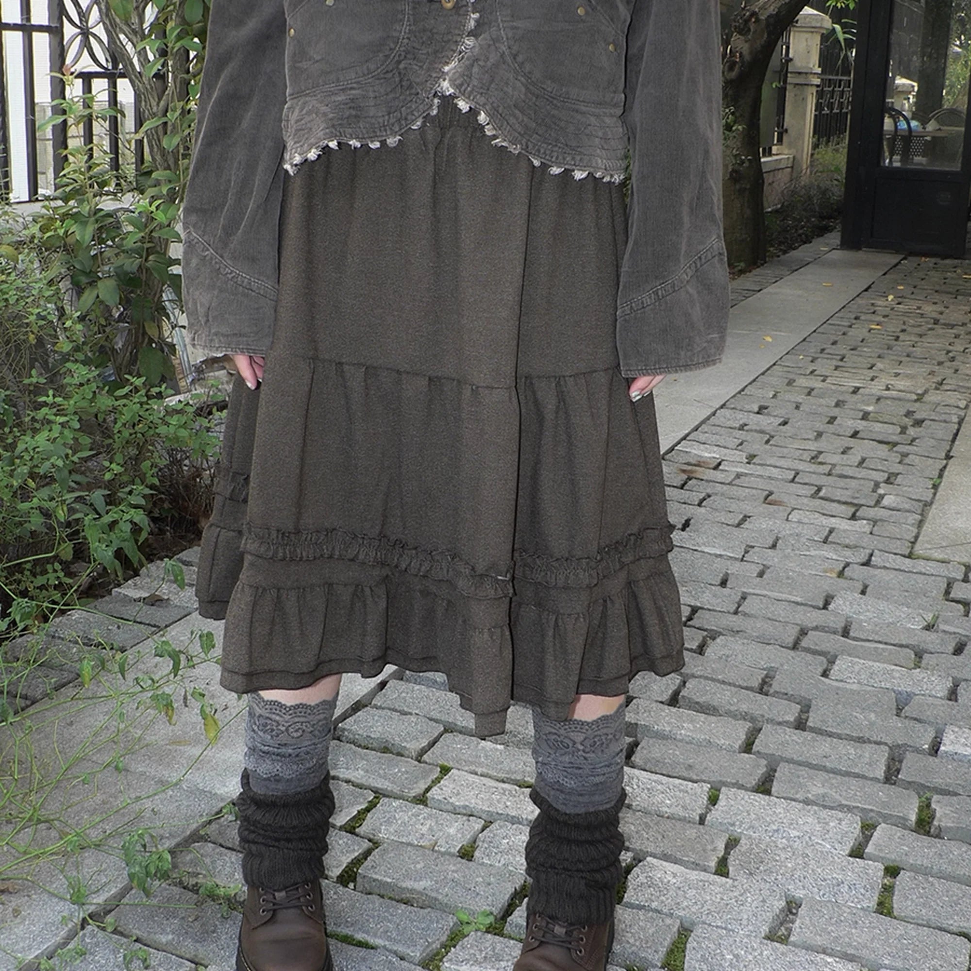 ang_project_Vintage_Pleated_Ruffle_Hem_A_Line_Skirt_MISSTT