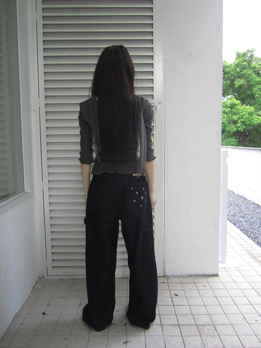 ang project Vintage Star Embroidered Loose Women&