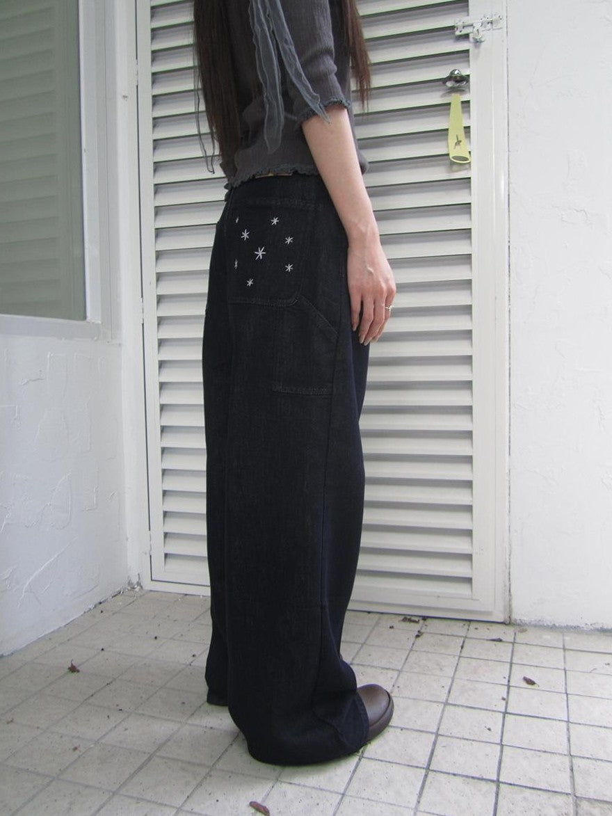 ang project Vintage Star Embroidered Loose Women&