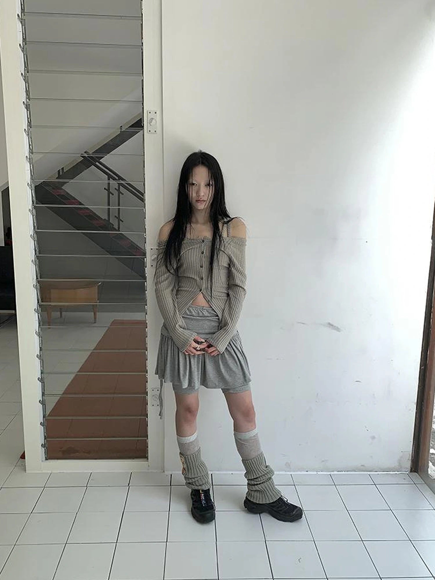 Vintage Textured Button Front Knit Bolero