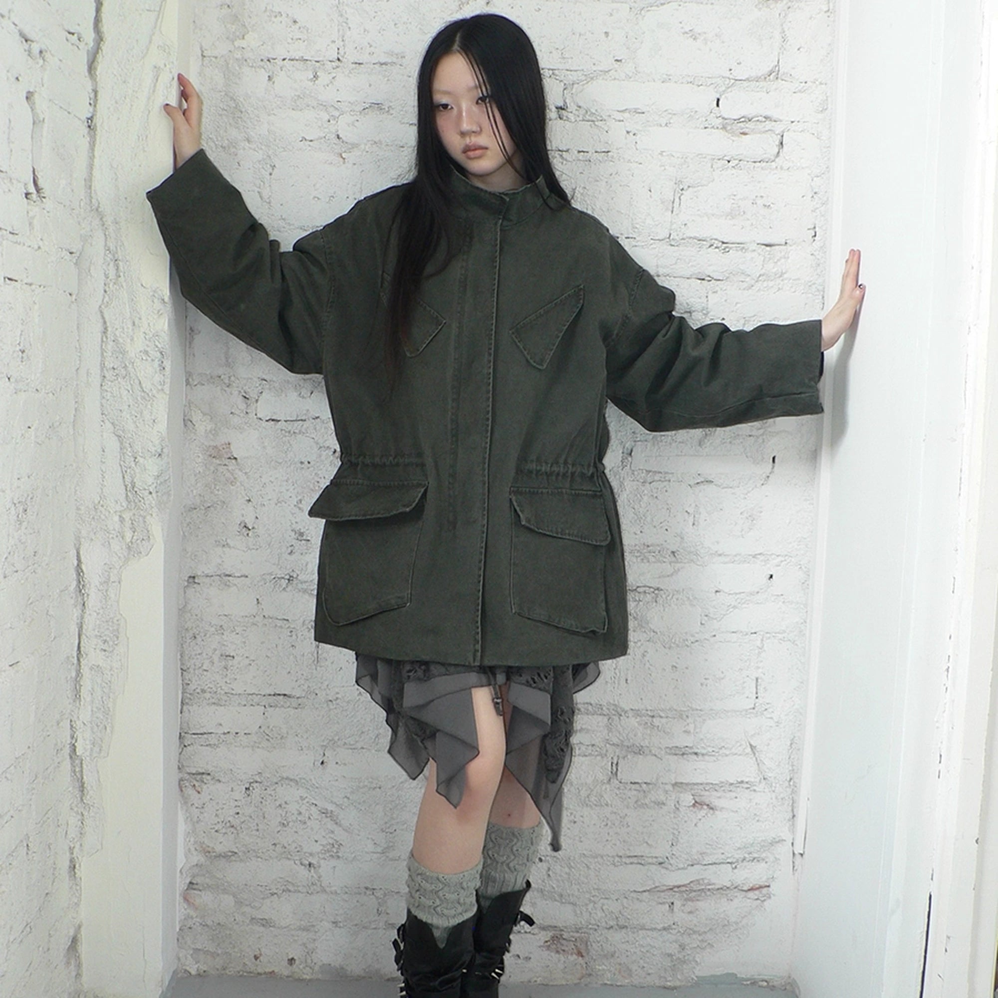 ang_project_Vintage_Washed_Drawstring_Waist_Multi_Pocket_Long_Utility_Jacket_MISSTT