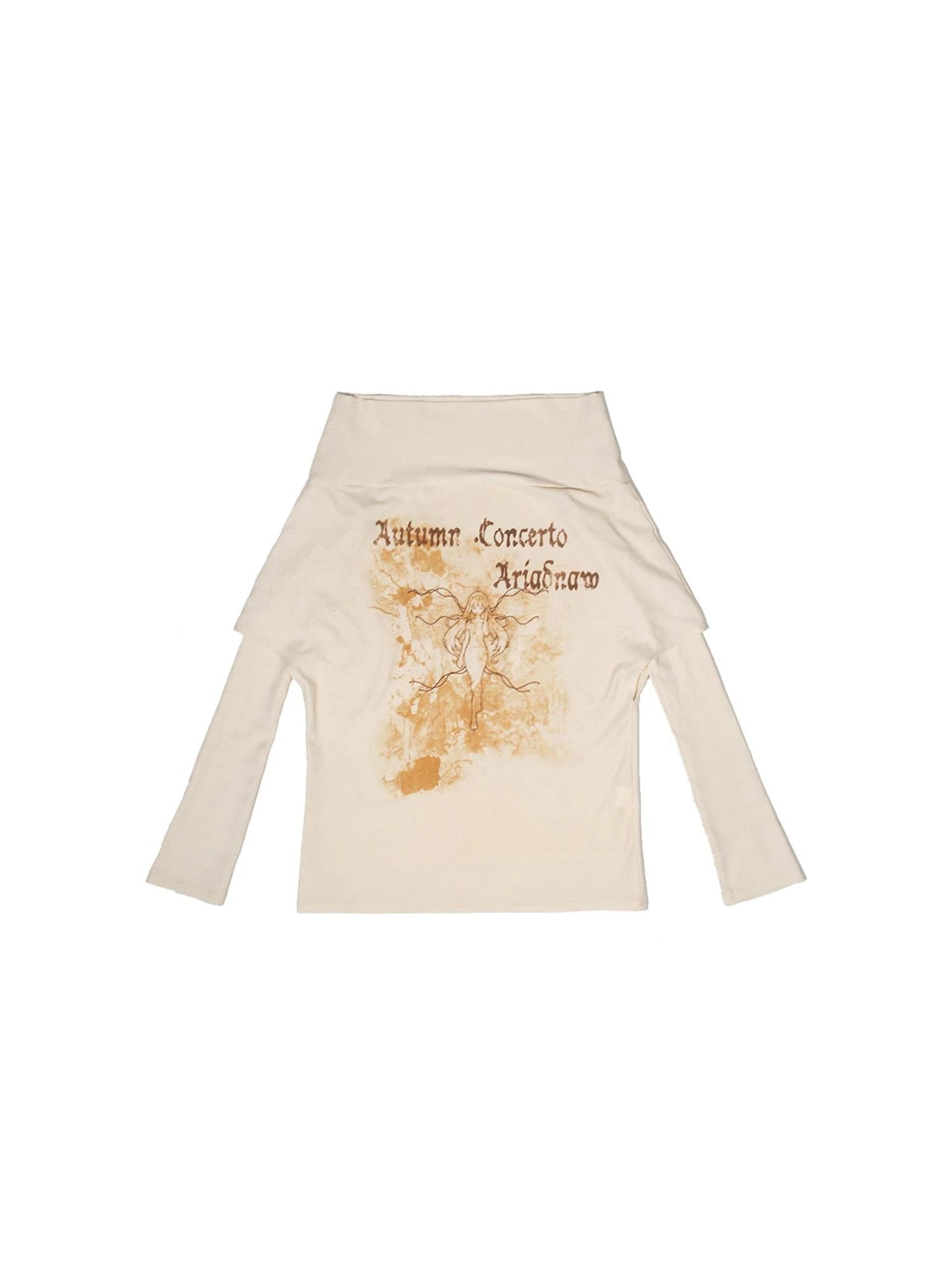 Punk Street Vintage Batwing Sleeve Thermal T Shirt