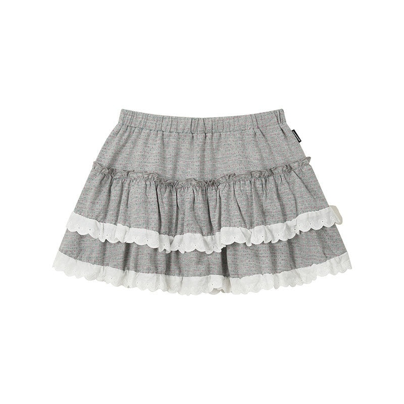 atrandom_Dotted_Floral_Layered_Lace_Pleated_High_Waist_Women&