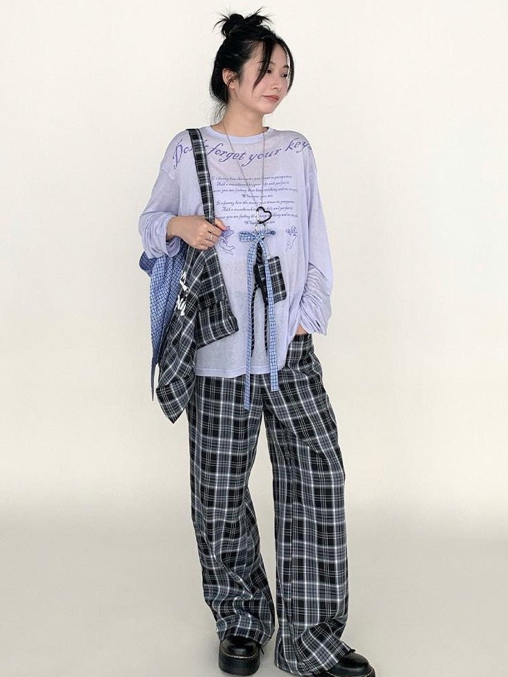 atrandom Little Angel Print Sheer Loose Women&