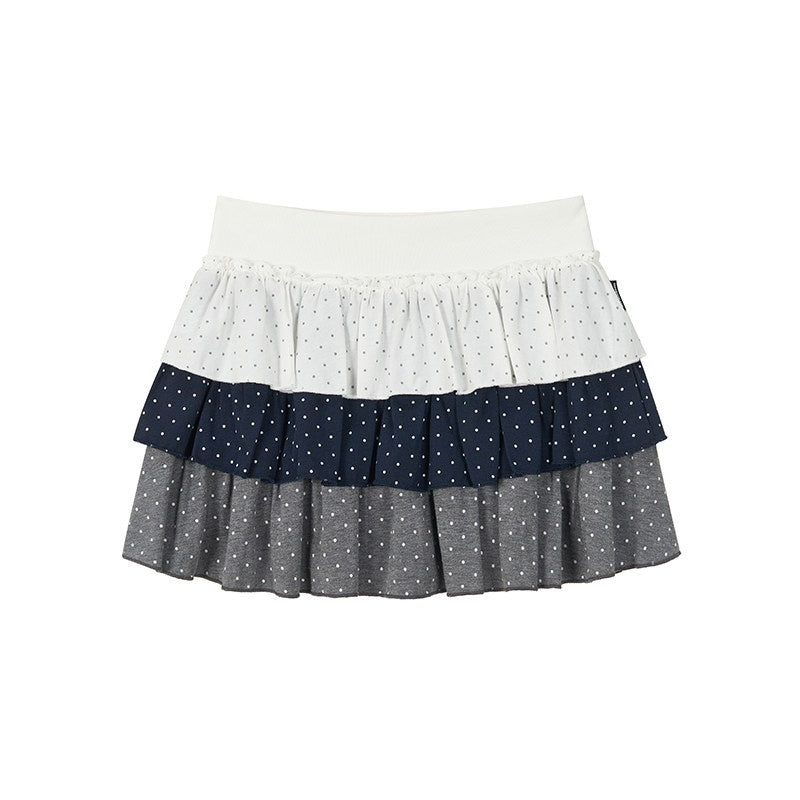 atrandom_Polka_Dot_Spliced_Pleated_Elastic_Waist_Women&
