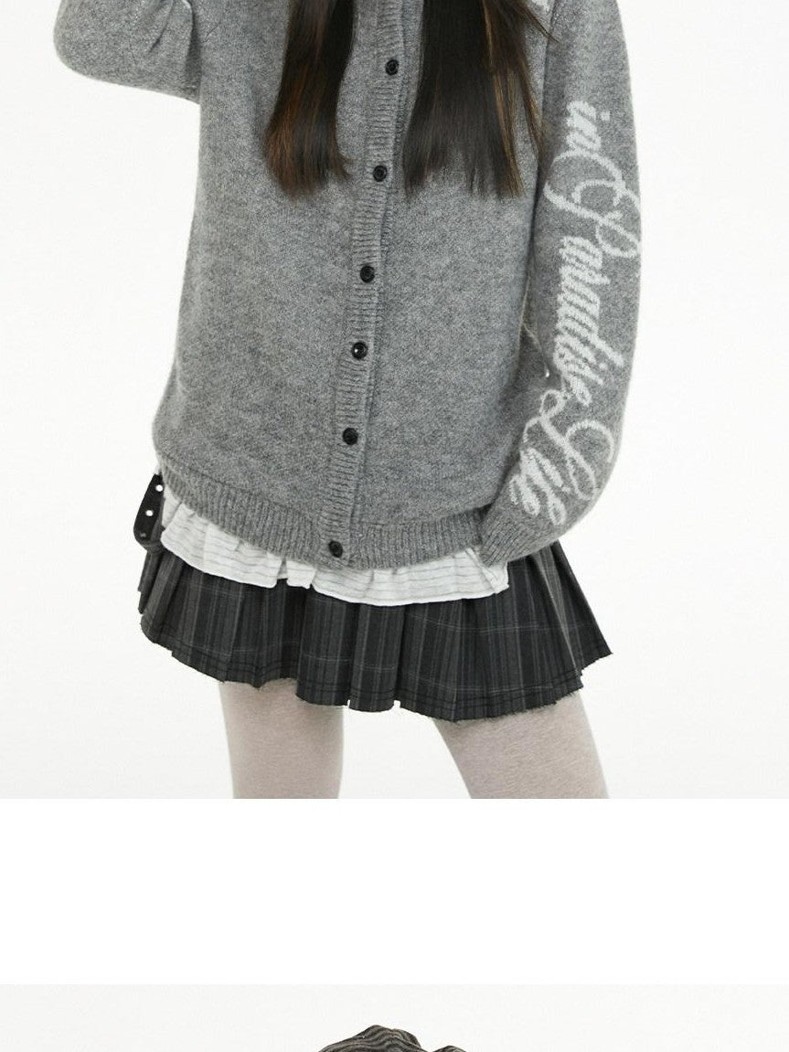 atrandom Relaxed Star Jacquard Crewneck Knit Women&