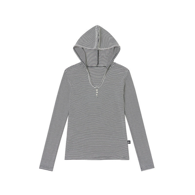 atrandom_Striped_Hooded_Button_Knit_Women&