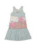 Frufru Gulu Knit Patchwork Slouchy Sweet Vest Dress