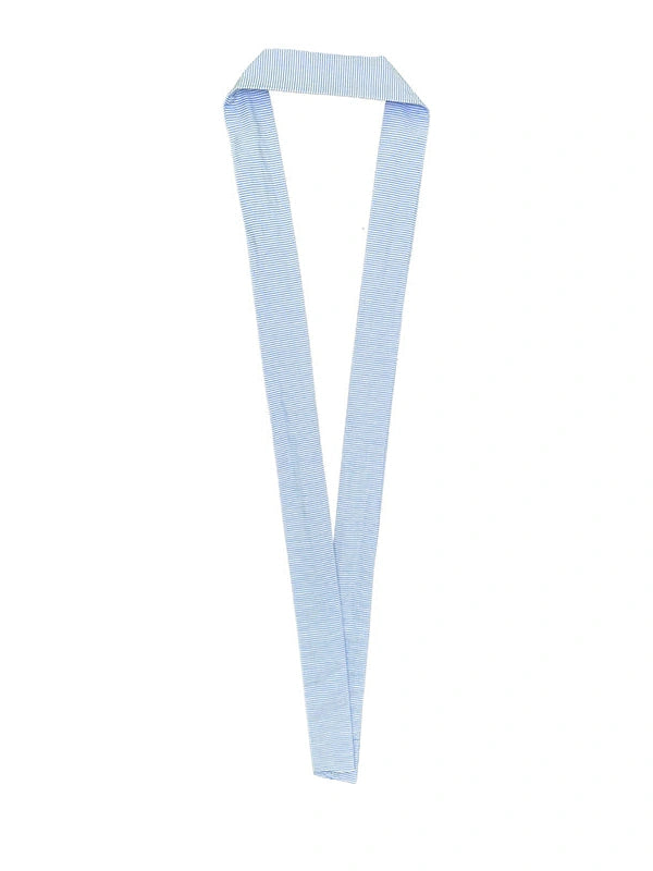 Blue Striped Scarf For Fall Winter Neck Warmer Accessories