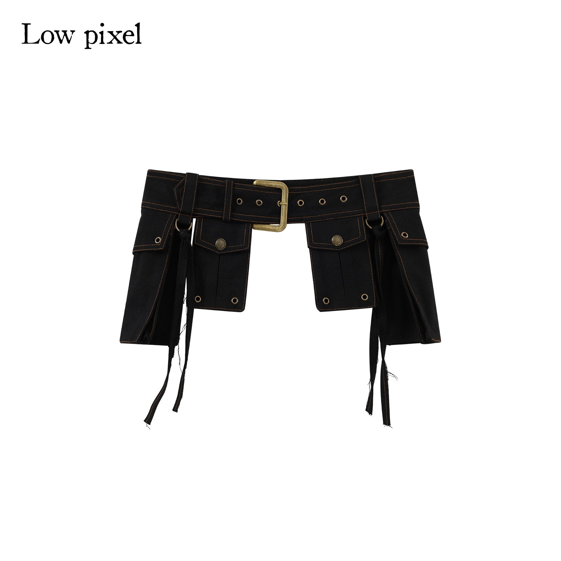 Low_pixel_Stretch_Low_Waist_Button_Fly_Slim_Straight_Casual_Women_Cotton_Denim_Shorts_MISSTT