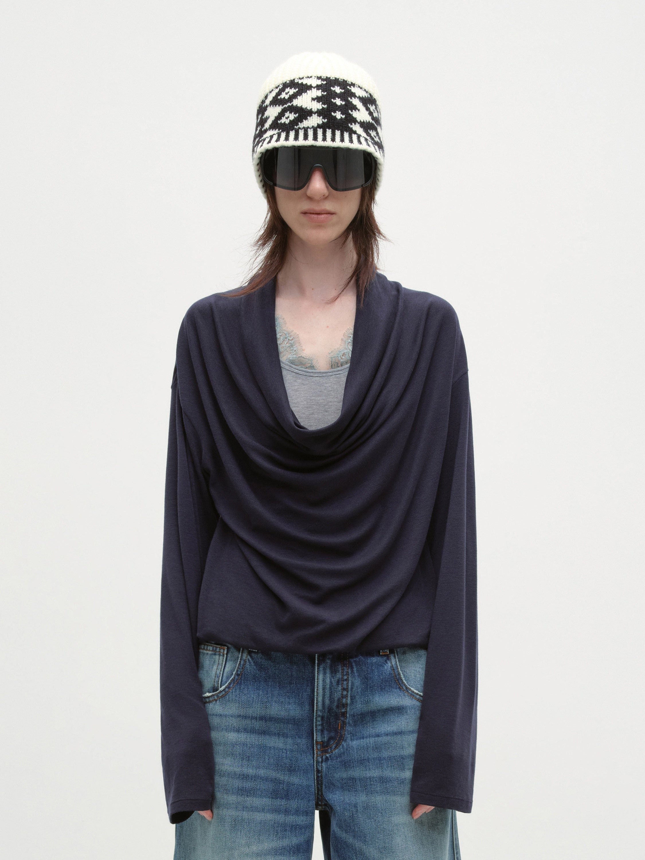RUN_TO_THE_FUTURE_Lyocell_Wool_Blend_Oversized_Patchwork_Pullover_Long_Sleeve_T-Shirts_MISSTT