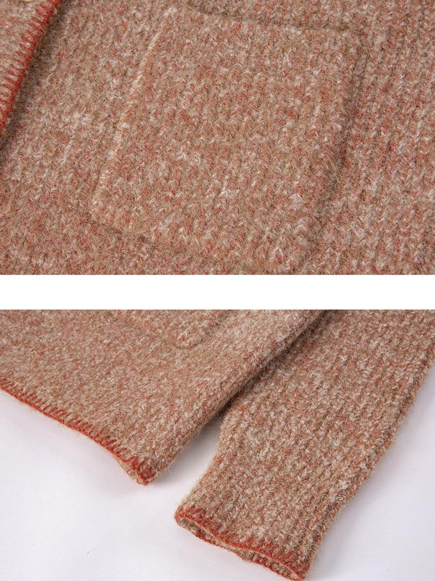 Dorydory Raspberry Contrast Speckled Loose Fit Women&
