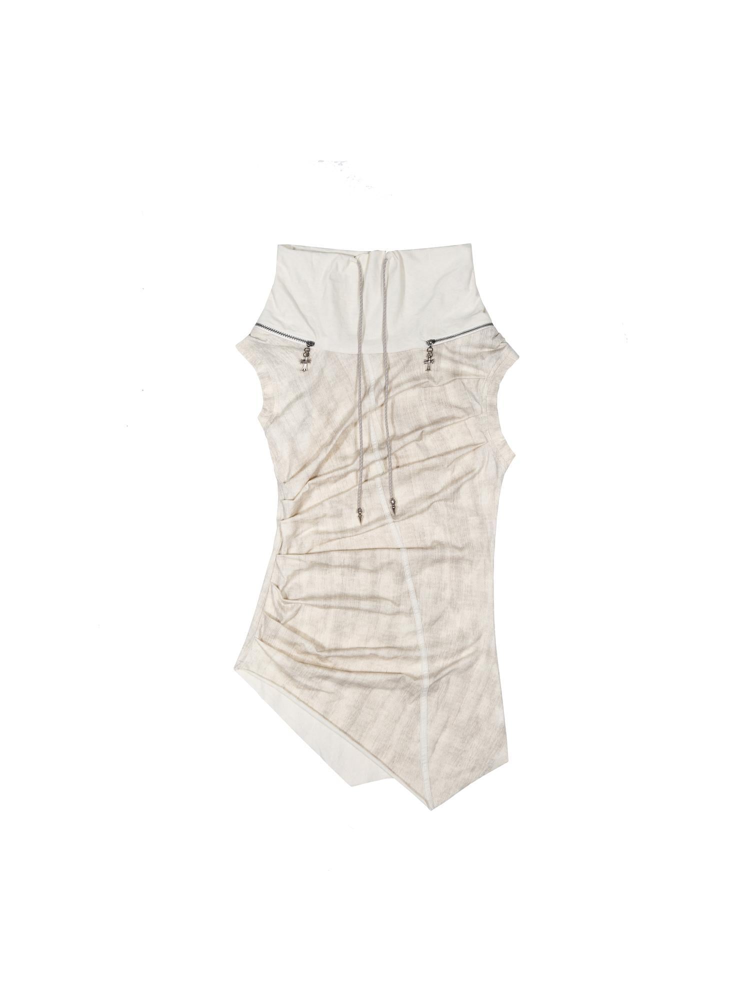 ARIADNAw Punk Asym Fold Vest Multi Wear Vintage Summer