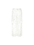 Creative 3D Pocket Beige Casual Floral Print Wide Leg Pants