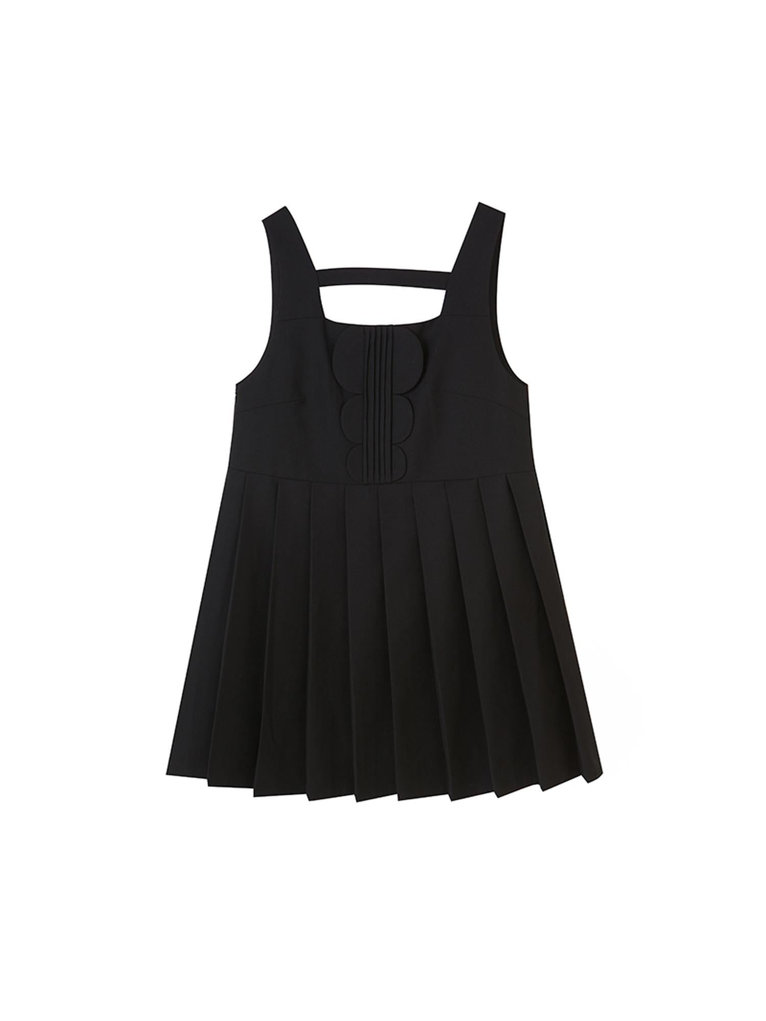 DIDDI MODA Elegant Hollow Out A Line Mini Dress